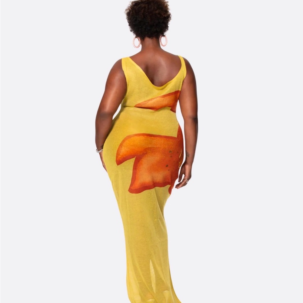 Hanifa Chartreuse Maxi Dress - Picture 2 of 4